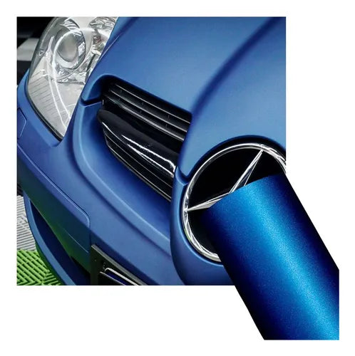 Adesivo Vinil Envelopamento Automotivo Jateado Azul Metallic Adesivo Vinil Envelopamento Automotivo Jateado Azul Metallic