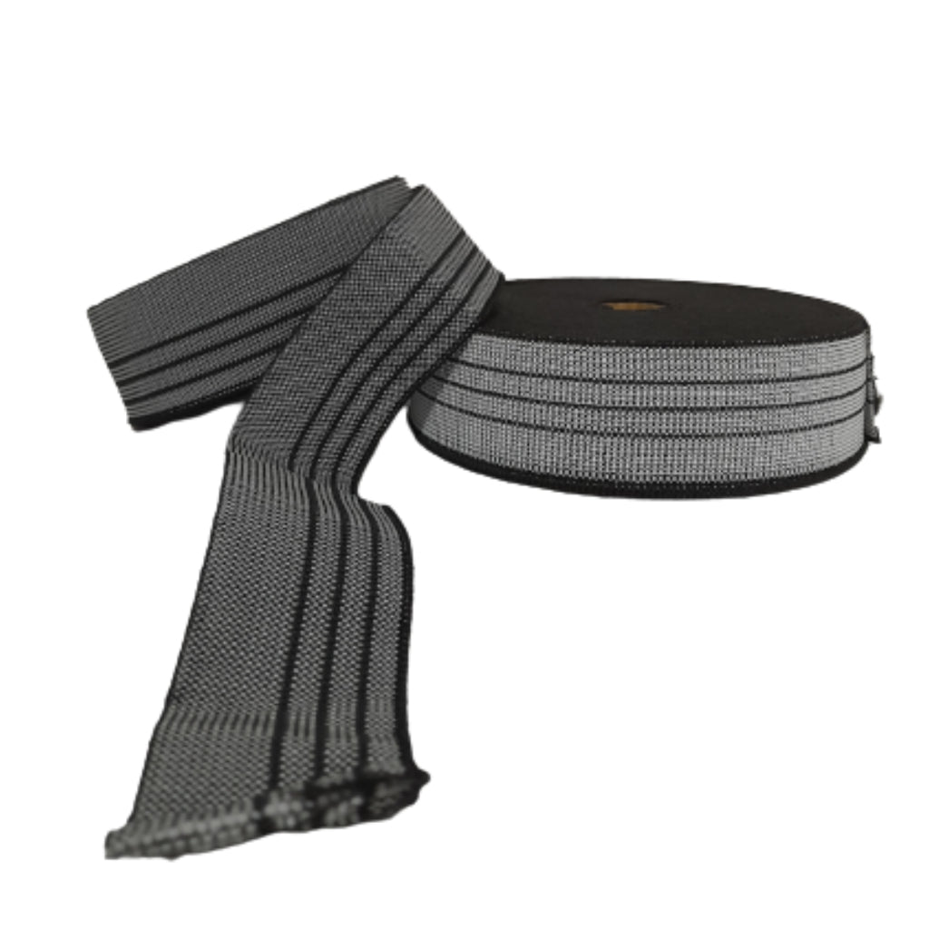 Percinta Elástica Sofás Cadeiras 5cm largura preta Percinta Elástica Sofás Cadeiras 5cm largura preta