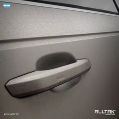 Adesivo Escovado Grafite Envelopamento Automotivo 1m X 1,38m