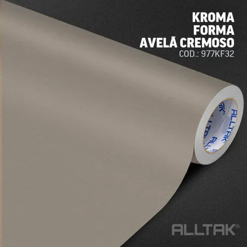 Adesivo Kroma Armário Moveis Azulejo Pia Lavável Altak (1m X 1,20m) Avelã Cremoso