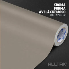 Adesivo Kroma Armário Moveis Azulejo Pia Lavável Altak (1m X 1,20m) Avelã Cremoso