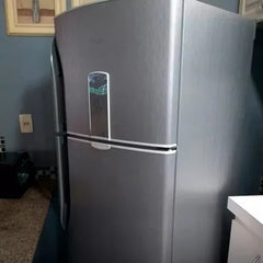 Adesivo Aço Escovado Inox Geladeira Móveis Prata - 1m X 1m