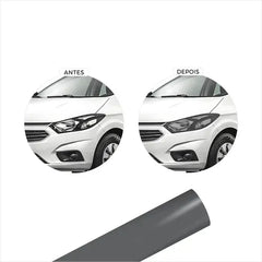 Pelicula Klear Gloss Alltak Lanterna/farol (1m X 46cm) Cinza Escuro