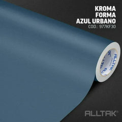 Adesivo Kroma Armário Moveis Azulejo Pia Lavável Altak (1m X 1,20m) Azul Urbano