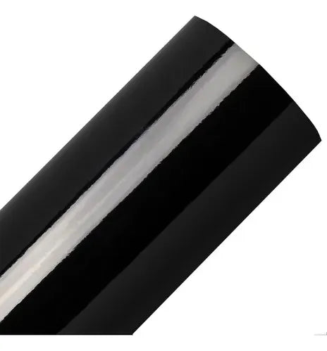 Adesivo Color Alltak Envelopamento Moveis Geladeira 1m X 1m Preto Brilho