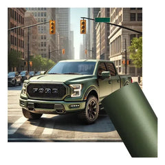 Adesivo Vinil Envelopamento Automotivo Jateado Verde Militar