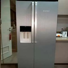Adesivo Aço Escovado Inox Geladeira Móveis Prata - 1m X 1m