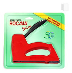 Grampeador Rocama Slim 106 Linha Hobby Artesanato Fixação
