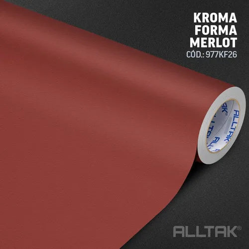 Adesivo Kroma Armário Moveis Azulejo Pia Lavável Altak (1m X 1,20m) Merlot