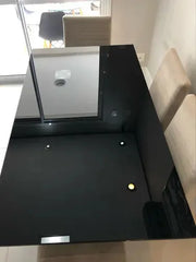 Adesivo Color Alltak Envelopamento Moveis Geladeira 1m X 1m Preto Brilho
