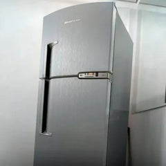 Adesivo Aço Escovado Inox Geladeira Móveis Prata - 1m X 1m