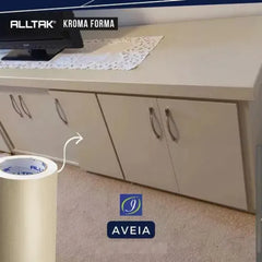 Adesivo Kroma Armário Moveis Azulejo Pia Lavável Altak (1m X 1,20m) Aveia