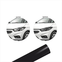 Pelicula Klear Gloss Alltak Lanterna/farol (1m X 46cm) Preto