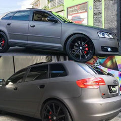 Adesivo Vinil Envelopamento Automotivo Jateado Gray Metallic